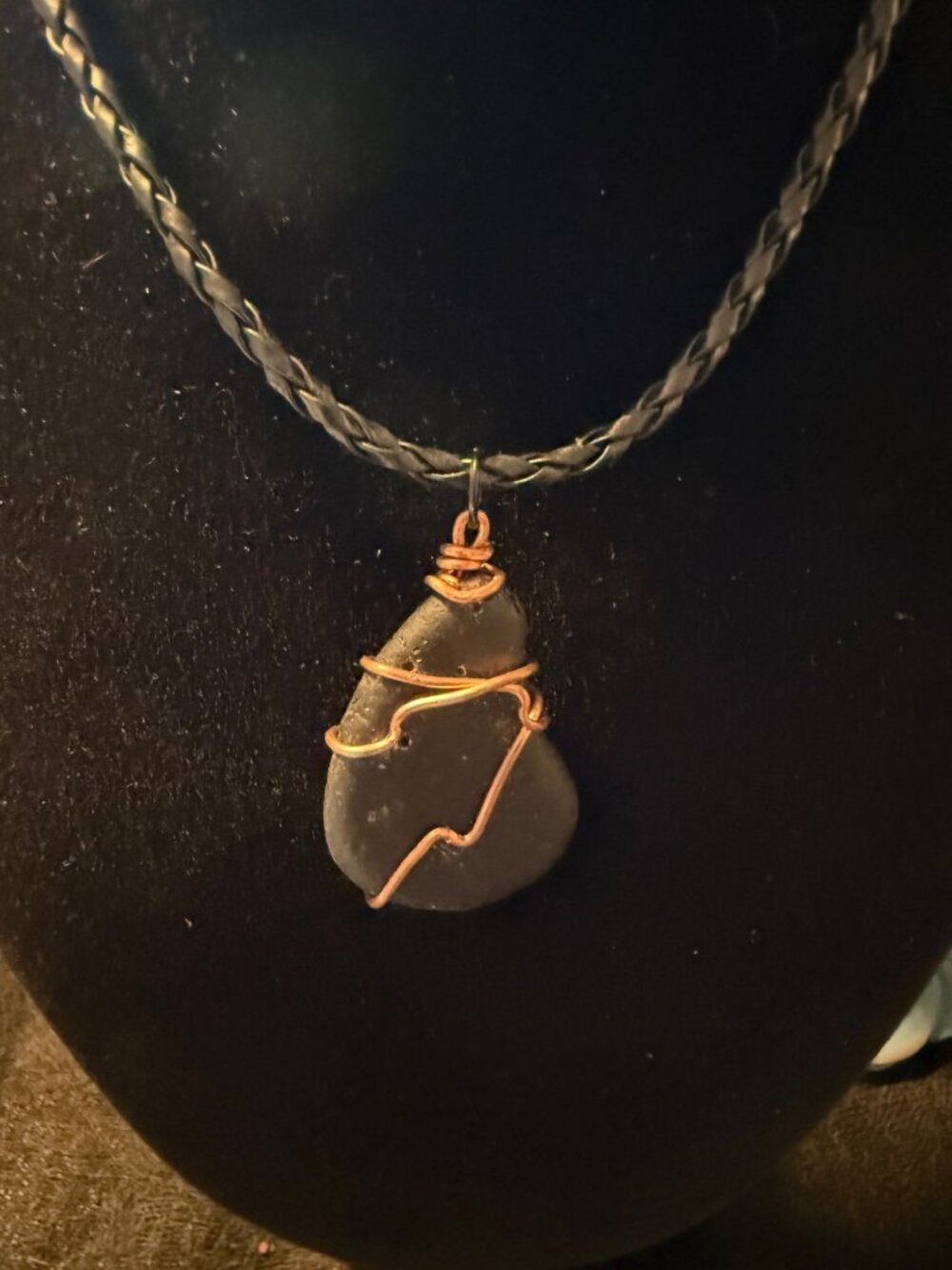 Seaham Pirate Glass – Historic Wire-Wrapped Necklace